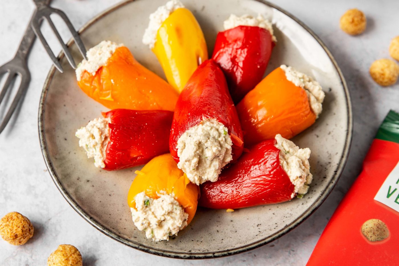 Recette de Minis Poivrons Farcis | Funky veggie