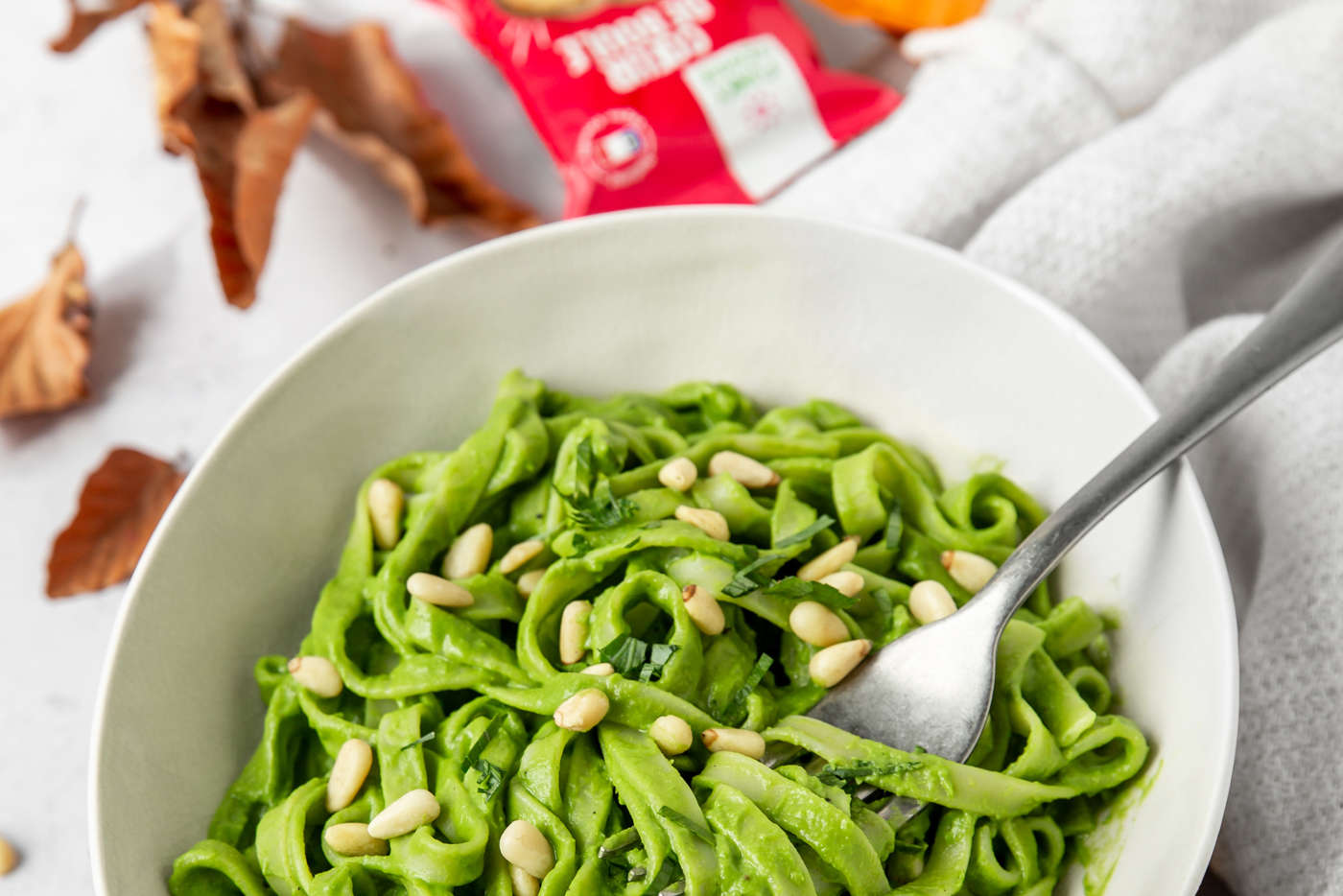 Recette de Pâtes à la Crème d'Épinard | Funky veggie